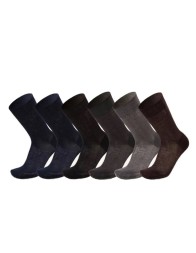 Set di 6 calze uomo corte in filoscozia - Chiffon - Punto