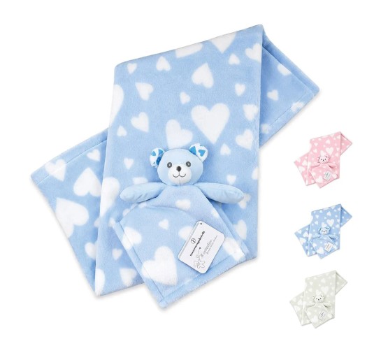 Copertina neonato in soft pile con dou dou Nazareno Gabrielli NG4790