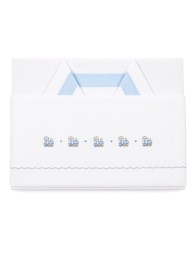 Cradle and Pram Sheet Set – Train LC03387 – La Fatina