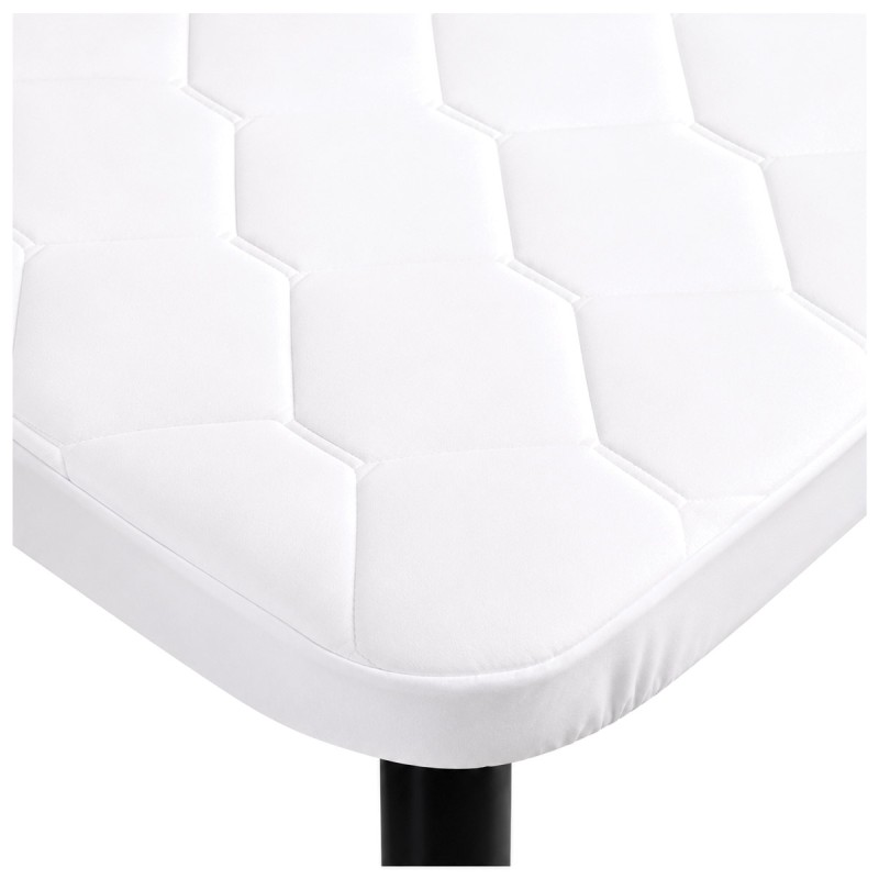 Quilted Padded Bed Base Protector with Fitted Corners