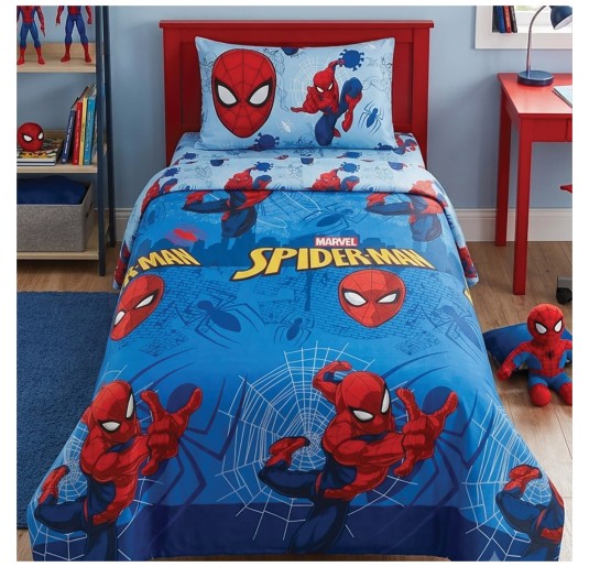 Single bed sheet set cotton - Spiderman 452059 - Marvel