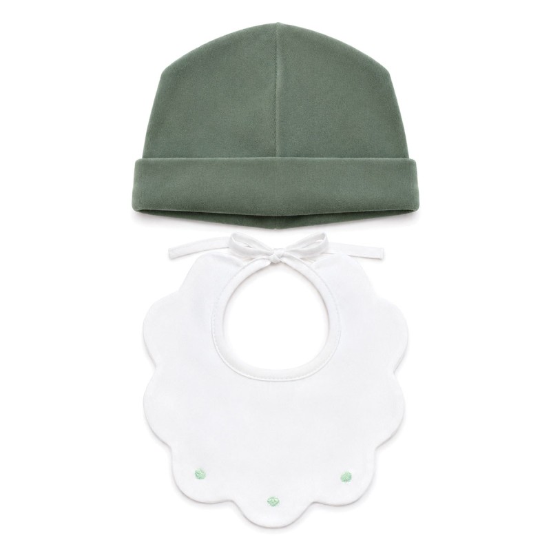 Baby Girl Chenille Hat Set with...