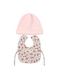 Set bauletto corredino neonata Made in Italy in ciniglia con accessori coordinati