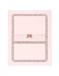 Teneri & Belli baby girl layette set with crib sheets, bib and chenille hat