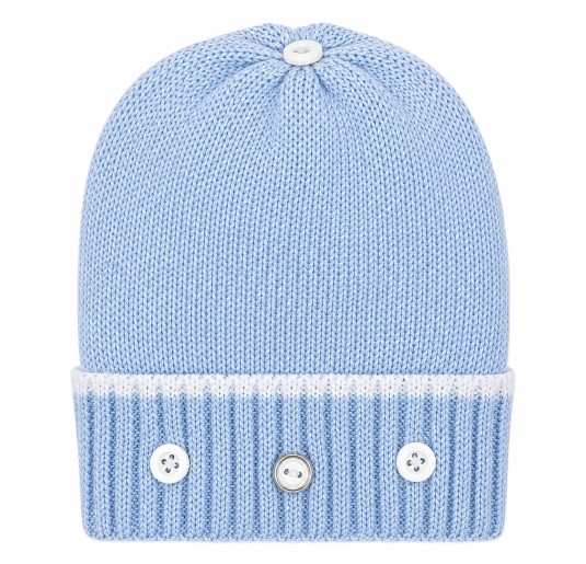 Baby Cotton Knit Hat - 1601AZ - Nancy Baby