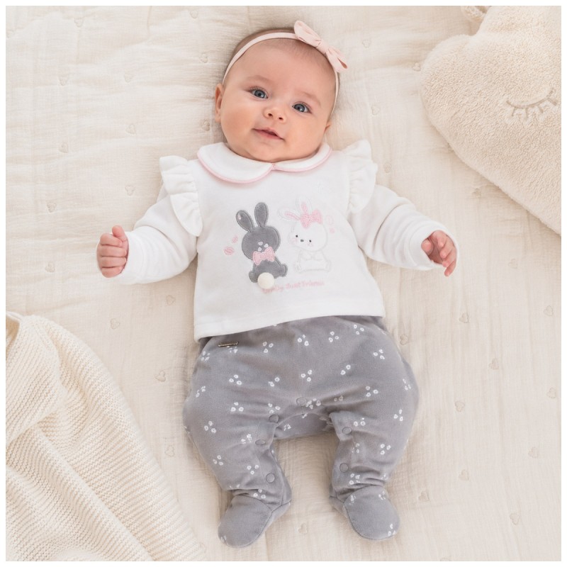Winter Romper in Chenille - TU388GR -...