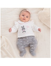 Winter Romper in Chenille - TU388GR - Mio Piccolo