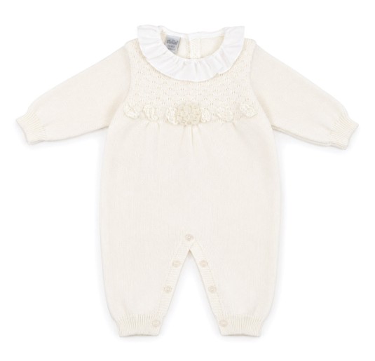 Set corredino nascita per neonata in pura lana - IS4000A26 - Stella 2
