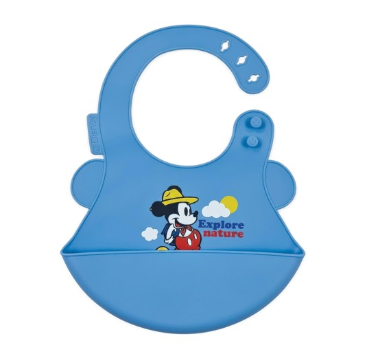 Topolino - Bavaglino pappa in silicone - WD9657/B - Disney