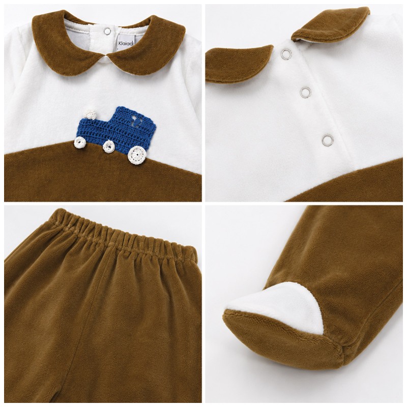 Baby Two-Piece Velour Outfit with...