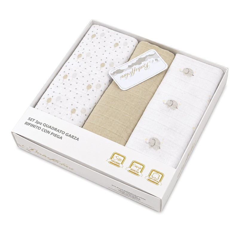 3-Pack Muslin for newborns - B31613BG...