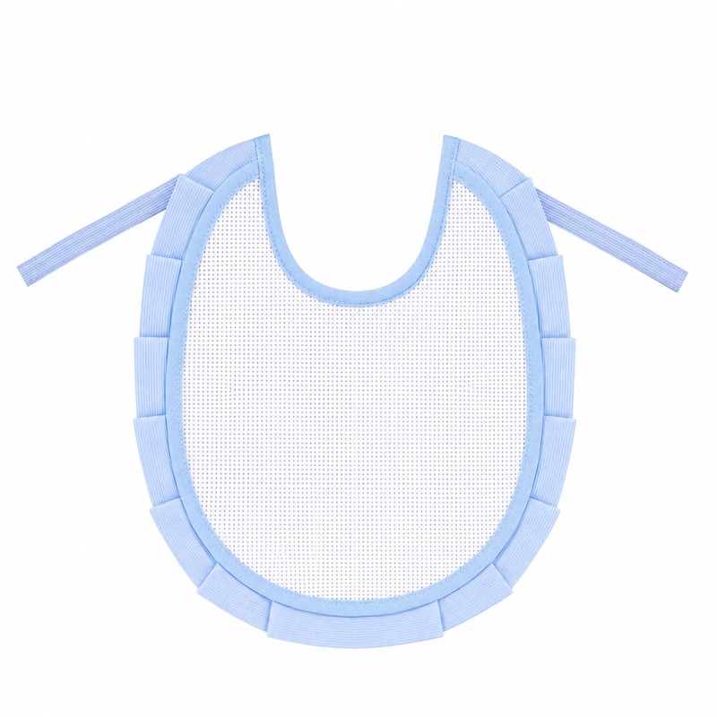Baby Bib for Embroidery with Aida...