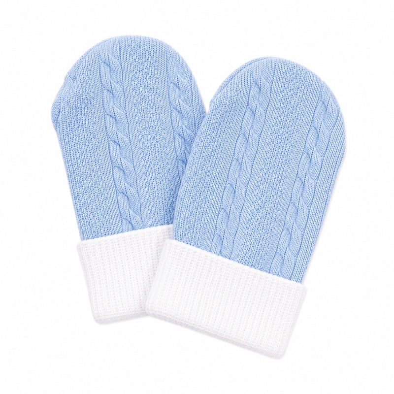 Muffole antigraffio in caldo cotone per neonati