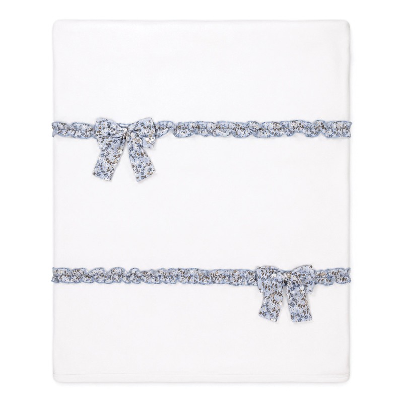 Nazareno Gabrielli chenille padded crib blanket 70x90 cm