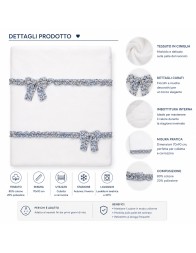 Chenille crib blanket with internal padding for winter use