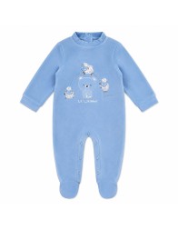 Tutina neonato in ciniglia - 27231BL - Mignolo Dodipetto