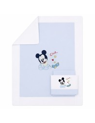 Embroidered Baby Cot Bedding Set – Baby Mickey Mouse – Disney