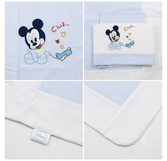 Coordinato ricamato per lettino - Topolino baby - Disney 2
