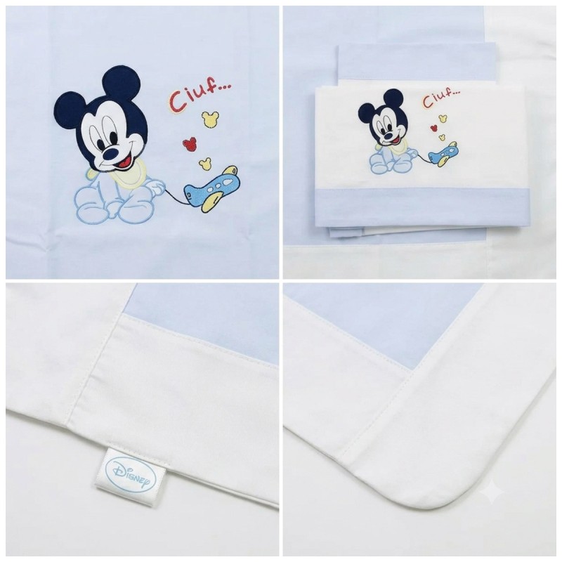 Embroidered Baby Cot Bedding Set –...