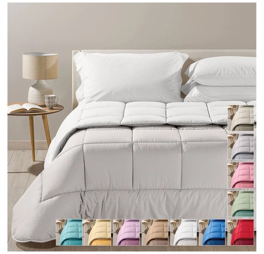 Winter Cotton Quilt in Various Sizes – Bicolor – Caleffi