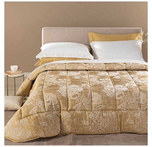 Double jacquard Sateen Winter Quilt - Rosier - Caleffi Home 2