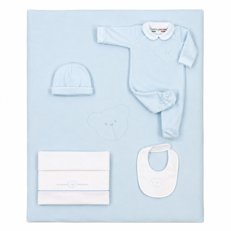 Set Corredino Neonato prima uscita invernale - Orsetto - Coccode' Firenze