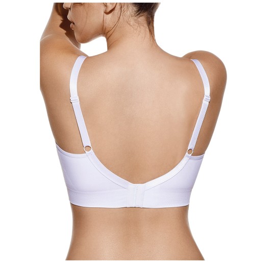 Jana nursing bra in white with preformed cups 2