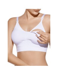 Jana nursing bra in white with preformed cups