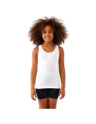 Canottiera bambina Jadea 283 bianca per intimo quotidiano