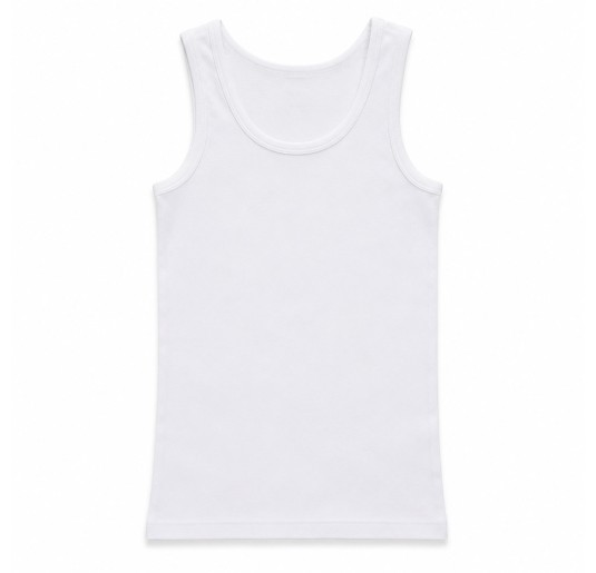 Girls' Jadea 283 white tank top for everyday underwear 2