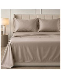 Double bed sheet set in cotton sateen – Satin – Corredo Italiano