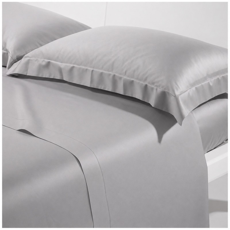 Double bed sheet set in cotton sateen...