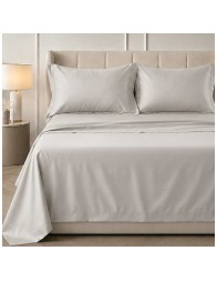 Double bed sheet set in cotton sateen – Satin – Corredo Italiano