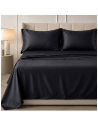 Double bed sheet set in cotton sateen – Satin – Corredo Italiano