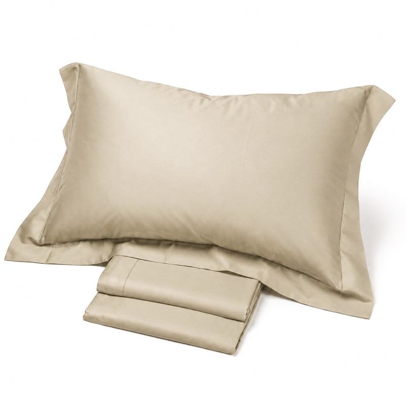 Double bed sheet set in cotton sateen...