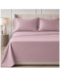 Double bed sheet set in cotton sateen – Satin – Corredo Italiano