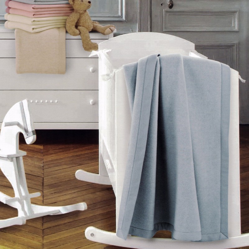 Lanerossi Tintunita cot blanket pure wool 110x150 cm