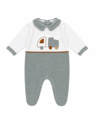 Embroidered Chenille Onesie with Collar - TU6470 - Le Chicche
