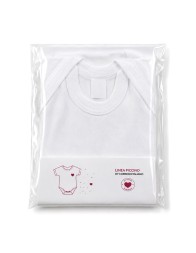 100% Pure Cotton Short Sleeve Baby Bodysuit – Piccino – Corredo Italiano