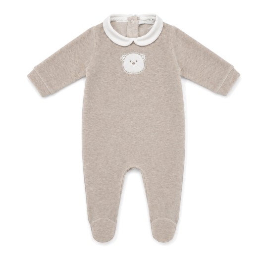 Corredino neonato invernale Taupe Bear Coccodè con tutina e copertina 2