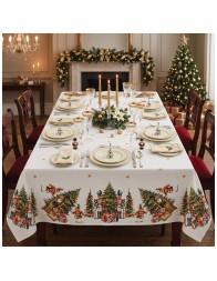 Christmas Tablecloth in Pure Cotton – Nutcracker – Corredo Italiano®