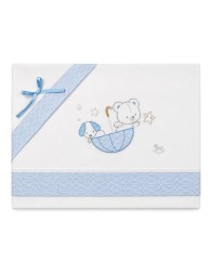 Cradle and Stroller Sheet Set – Teddy Bear and Puppy LC13321 – Mio Piccolo