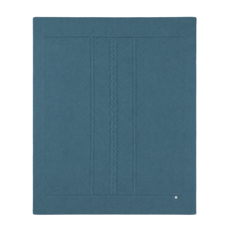 Copertina culletta in Lana Merino e Cashmere Carta da Zucchero Coccode' 75x95 cm