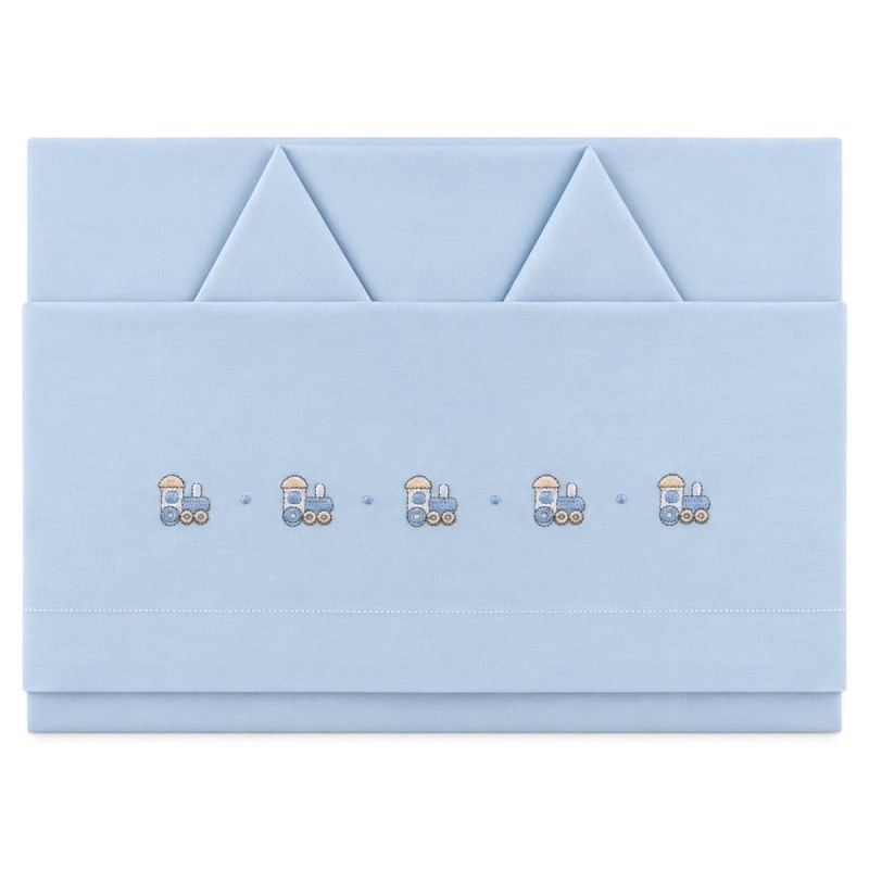 Cradle and Pram Sheet Set – Train...