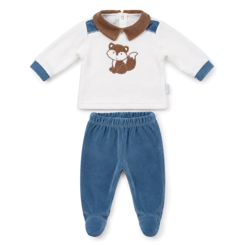 Velour Sleepsuit 2 pieces with...
