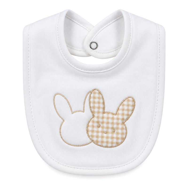 Made in Italy newborn chenille layette - Bib