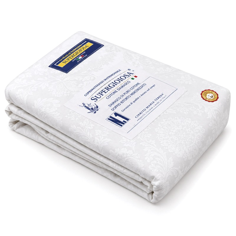 Double Mattress Protector in Damask...