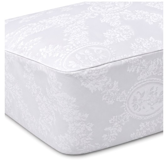 Panormus damask mattress cover in mercerized double-twisted cotton 2
