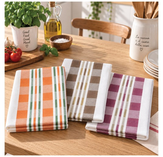 Asciugapiatti strofinaccio puro cotone 60x70 cm - Capri -...