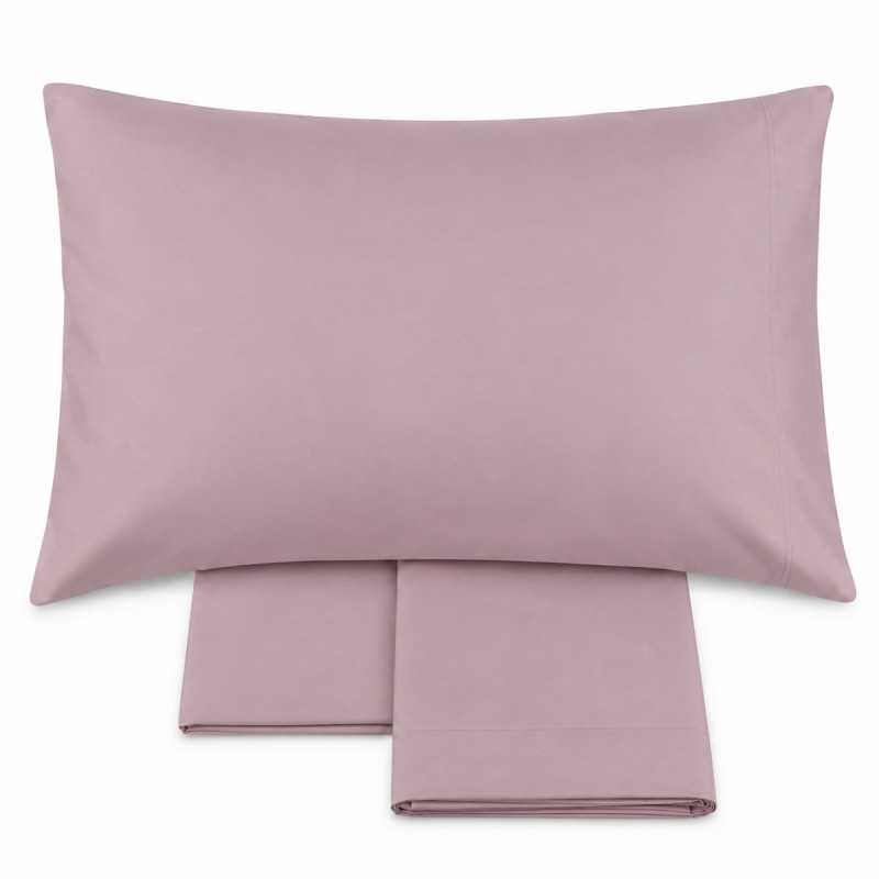 Solid color pure cotton sheet set for...
